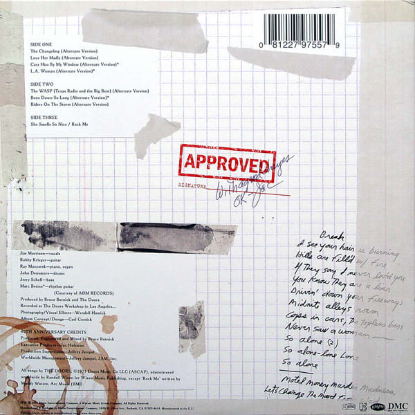 VINILO THE DOORS/ L.A. WOMAN: THE WORKSHOP SESSIONS 2LP2