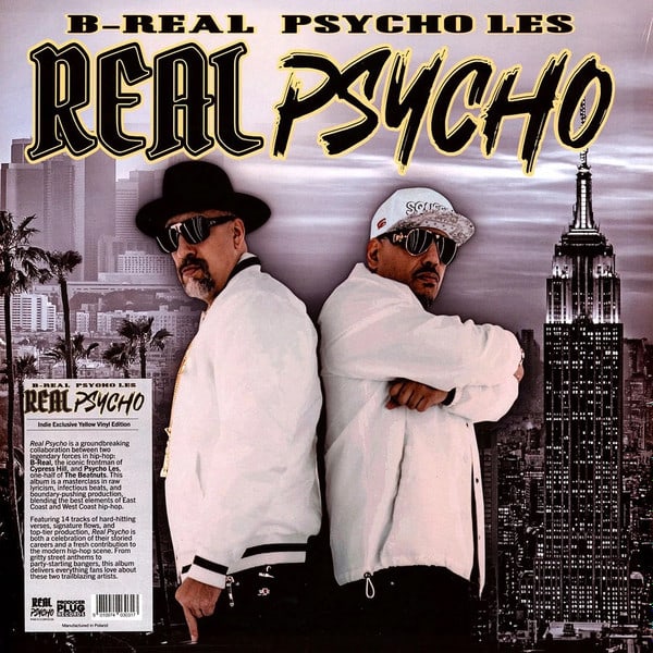VINILO B-REAL & PSYCHO LES/ REAL PSYCHO (YELLOW VINYL) 1LP1