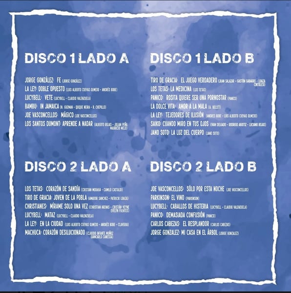 VINILO VARIOS ARTISTAS/ ROCK CHILENO DE LOS 90'S 2LP2