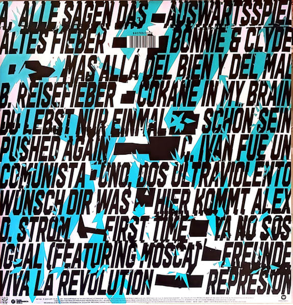 VINILO DIE TOTEN HOSEN/ FIESTA Y RUIDO 2LP3