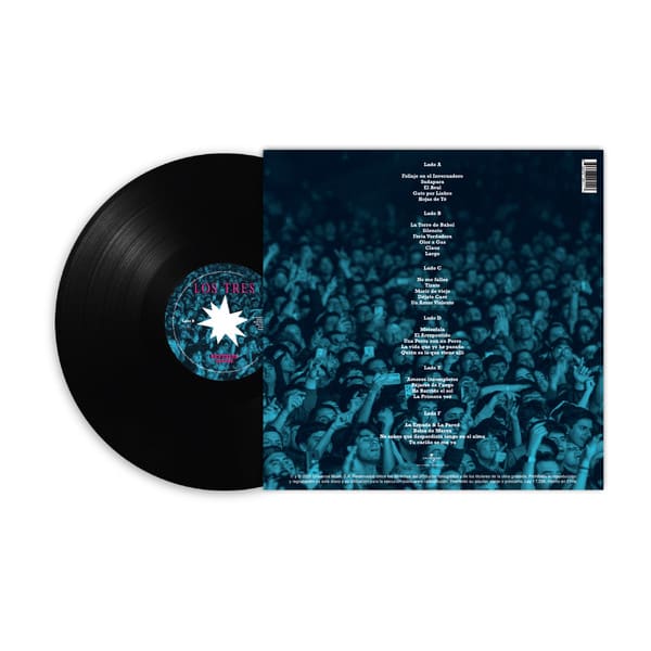 VINILO LOS TRES/ LA REVUELTA EN VIVO 3LP4