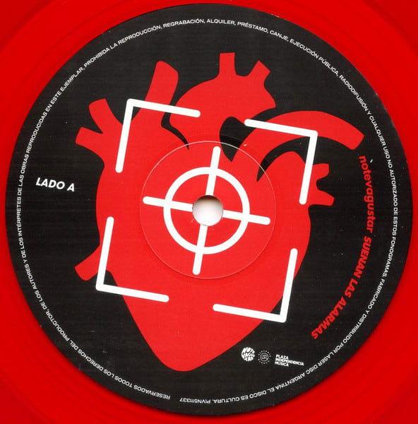 VINILO NO TE VA GUSTAR/ SUENAN LAS ALARMAS (RED VINYL) 1LP4