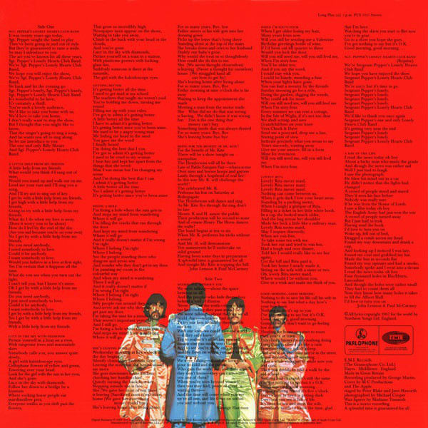 VINILO THE BEATLES/ SGT PEPPER'S LONELY HEARTS CLUB BAND REMASTERED STEREO 1LP2