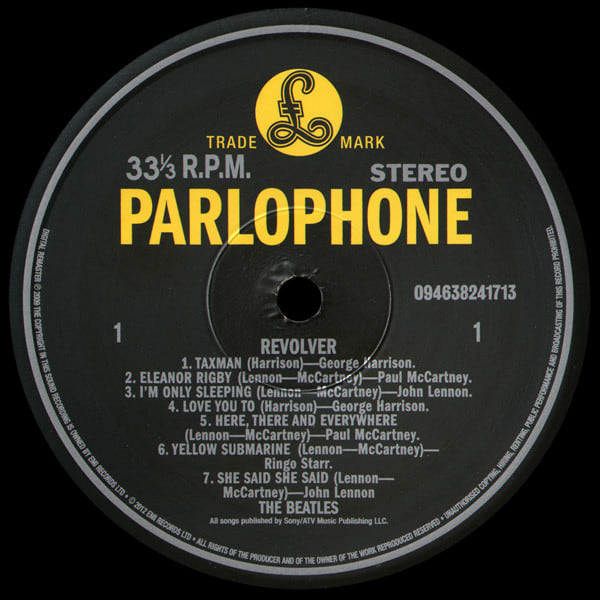 VINILO THE BEATLES/ REVOLVER REMASTERED STEREO 1LP3