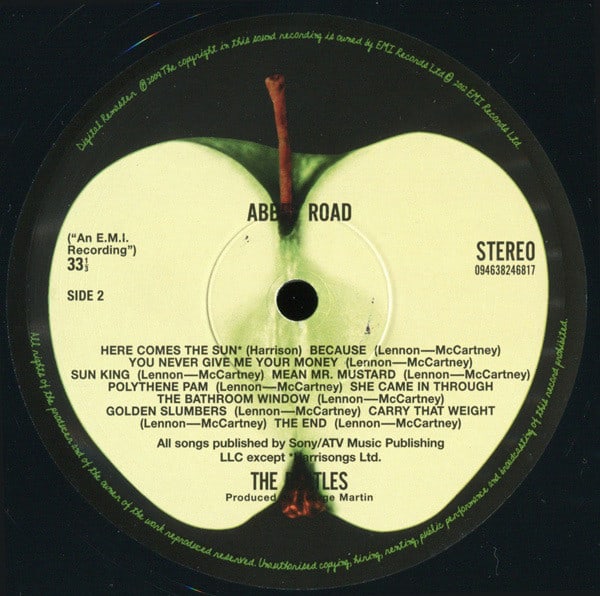VINILO THE BEATLES/ ABBEY ROAD REMASTERED STEREO 1LP3