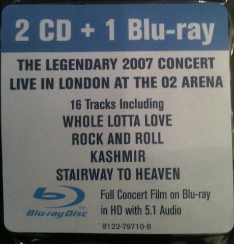 CD LED ZEPPELIN/ CELEBRATION DAY 3(2CD/1BR)NTSC2