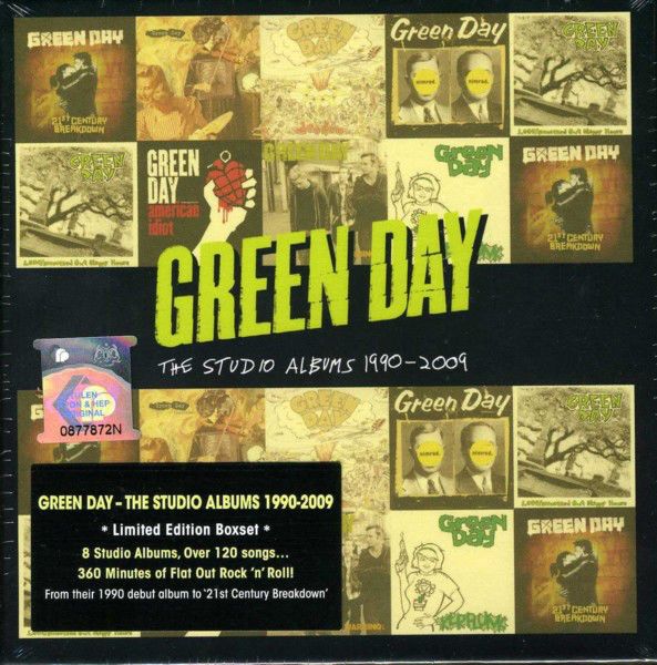 CD GREEN DAY/ THE STUDIO ALBUMS 1990-2009 8CD1