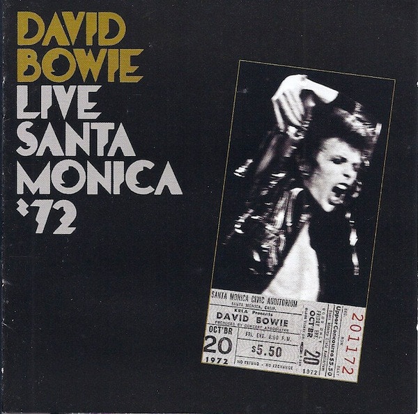 CD DAVID BOWIE/ LIVE IN SANTA MONICA '72 1CD1