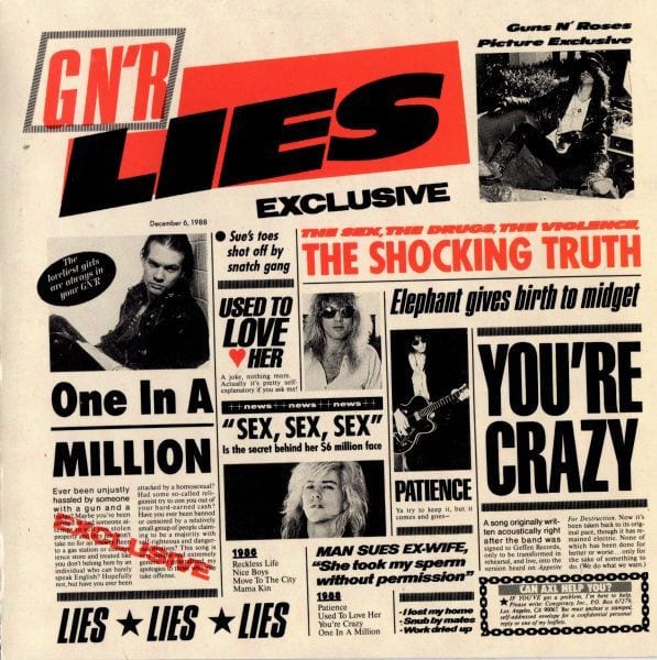 CD GUNS N' ROSES/ GNR LIES 1CD1