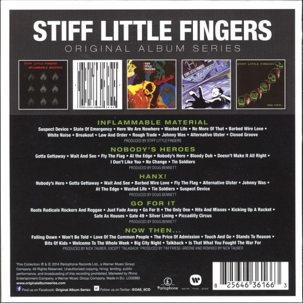 CD STIFF LITTLE FINGERS/ ORIGINAL ALBUM SERIES 5CD2
