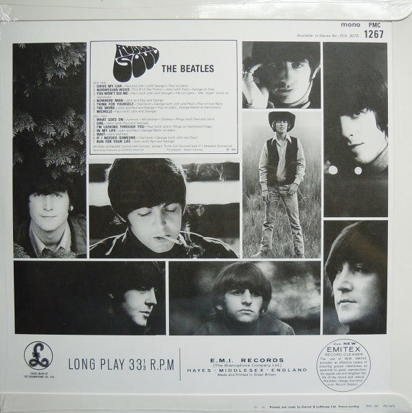 VINILO THE BEATLES/ RUBBER SOUL MONO 1LP2