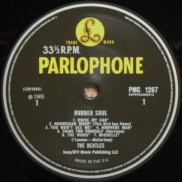 VINILO THE BEATLES/ RUBBER SOUL MONO 1LP3