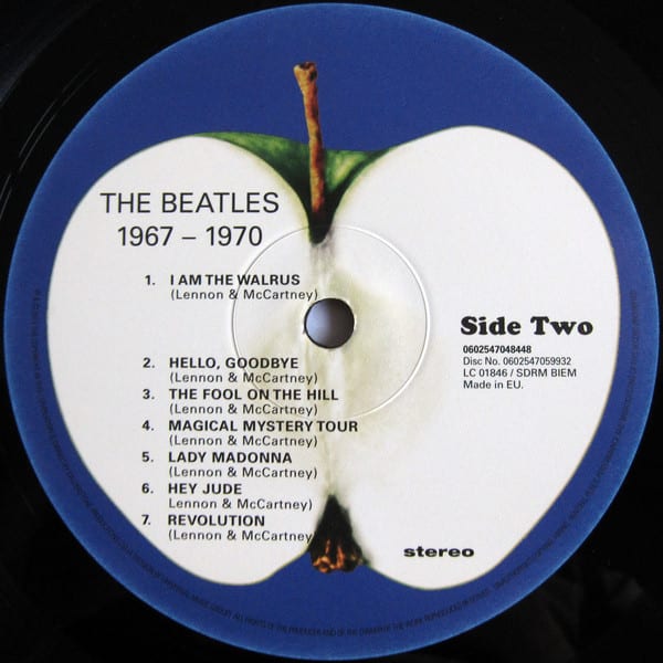 VINILO THE BEATLES/ 1967-1970  2LP8