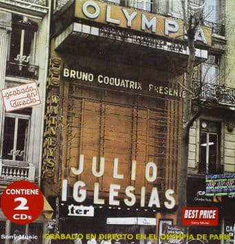 CD JULIO IGLESIAS/ EN EL OLYMPIA 2CD1