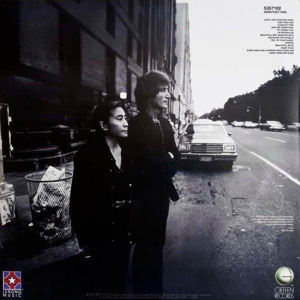 VINILO JOHN LENNON, YOKO ONO/ DOUBLE FANTASY 1LP2
