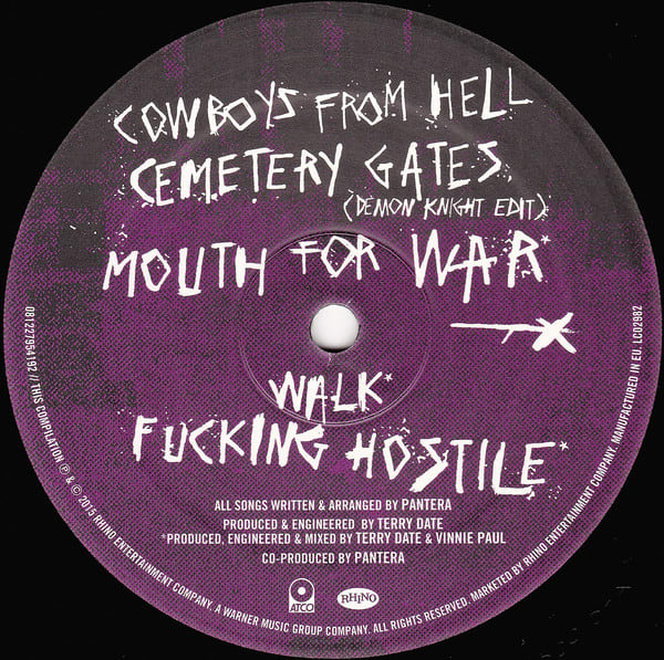 VINILO PANTERA/ HISTORY OF HOSTILITY 1LP2