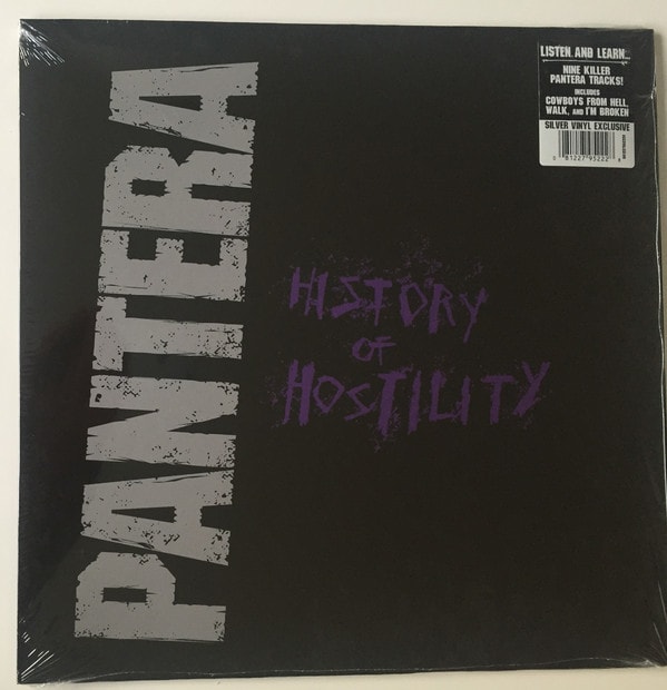 VINILO PANTERA / HISTORY OF HOSTILITY (SILVER) 1LP3