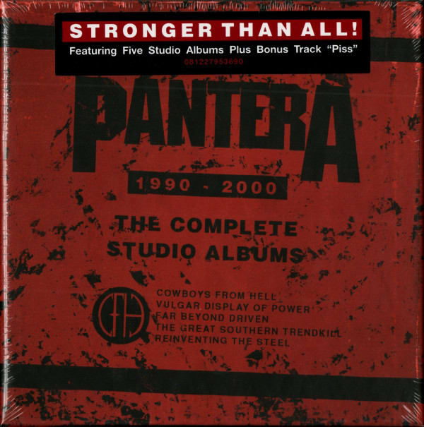 CD PANTERA/ THE COMPLETE STUDIO ALBUMS 1990-2000 5CD1