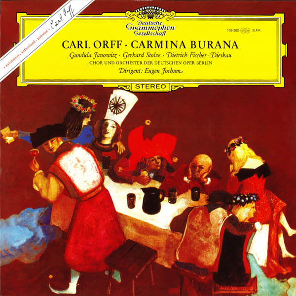 VINILO CARL ORFF/ CARMINA BURANA 1LP1