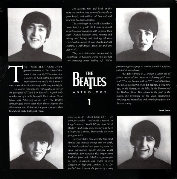VINILO THE BEATLES/ ANTHOLOGY 1 3LP2