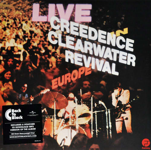 VINILO CREEDENCE CLEARWATER REVIVAL/ LIVE IN EUROPE 2LP1