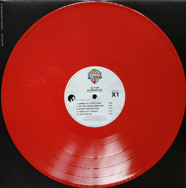 VINILO ZZ TOP / ELIMINATOR EDITION RED VINYL 1LP2