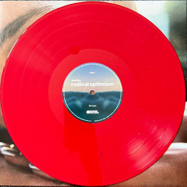 VINILO DUA LIPA/ RADICAL OPTIMISM (RECYCLED RED VINYL) 1LP2