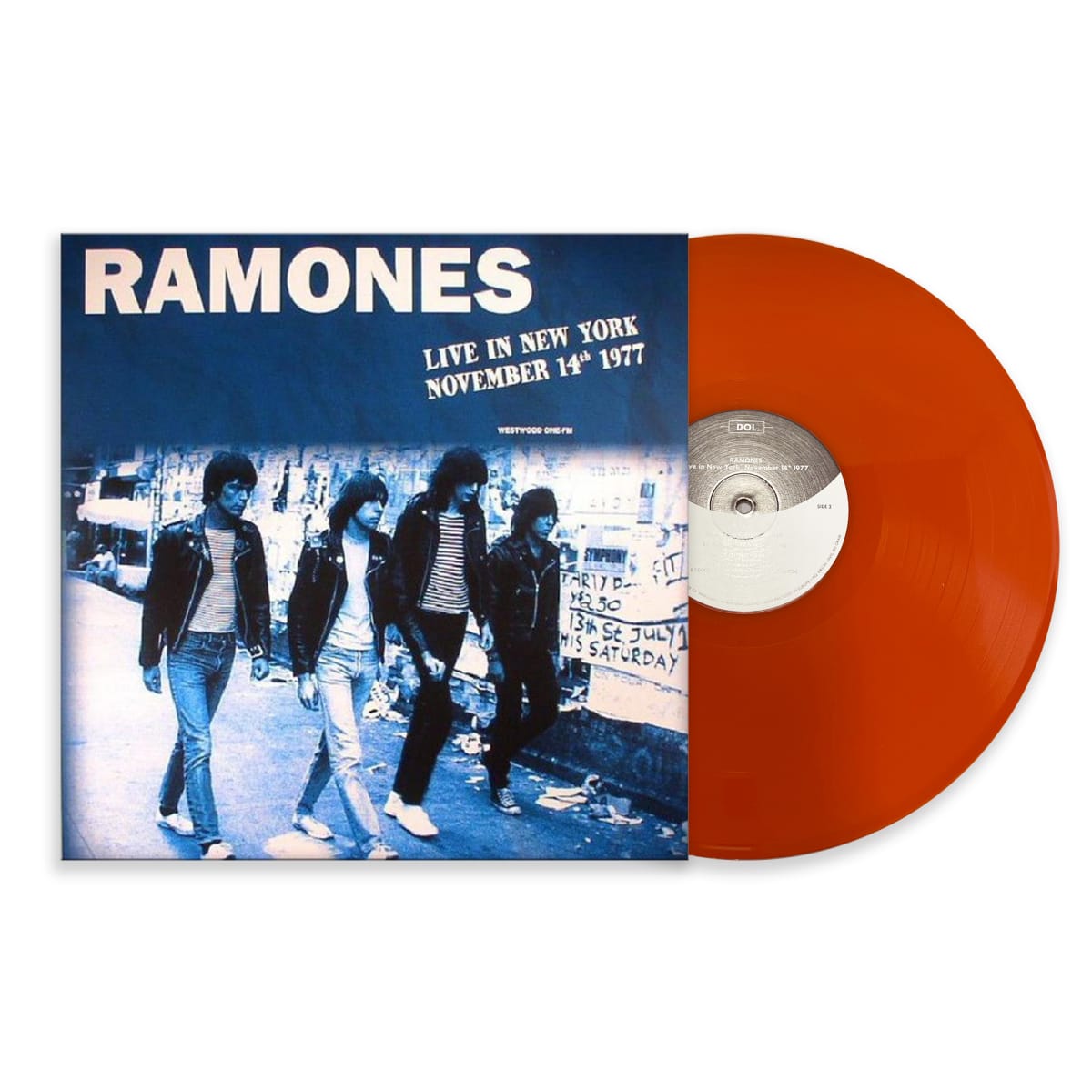 VINILO RAMONES / LIVE IN NEW YORK NOVEMBER 14th 1977 (ORANGE VINYL) 1LP1