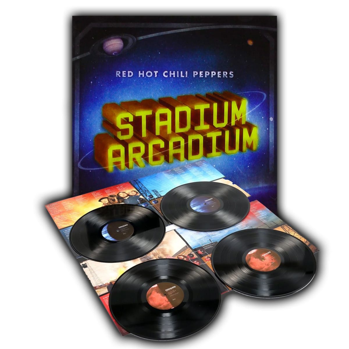 VINILO RED HOT CHILI PEPPERS/ STADIUM ARCADIUM 4LP (BOX SET)2