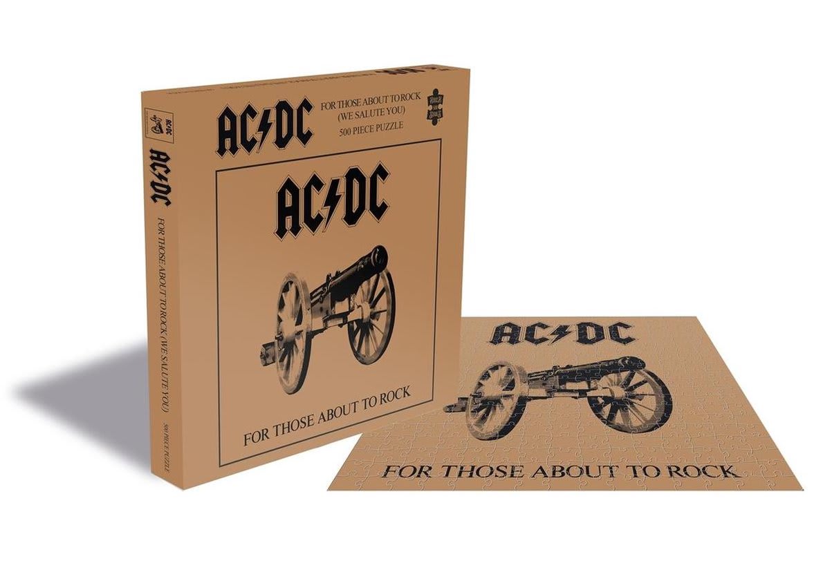 ROMPECABEZAS AC/DC - AC/DC  FOR THOSE ABOUT TO ROCK VIDEO (500 PIECE JIGSAW PUZZLE)1