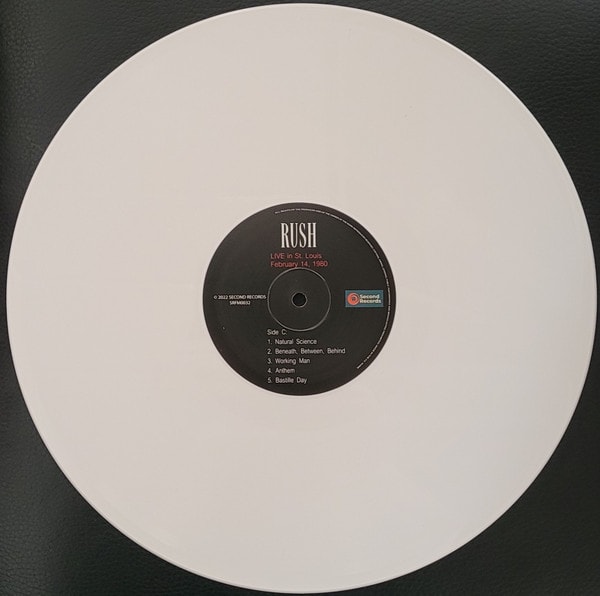 VINILO RUSH/ LIVE IN ST LOUIS 1980 (WHITE VINYL) 2LP2