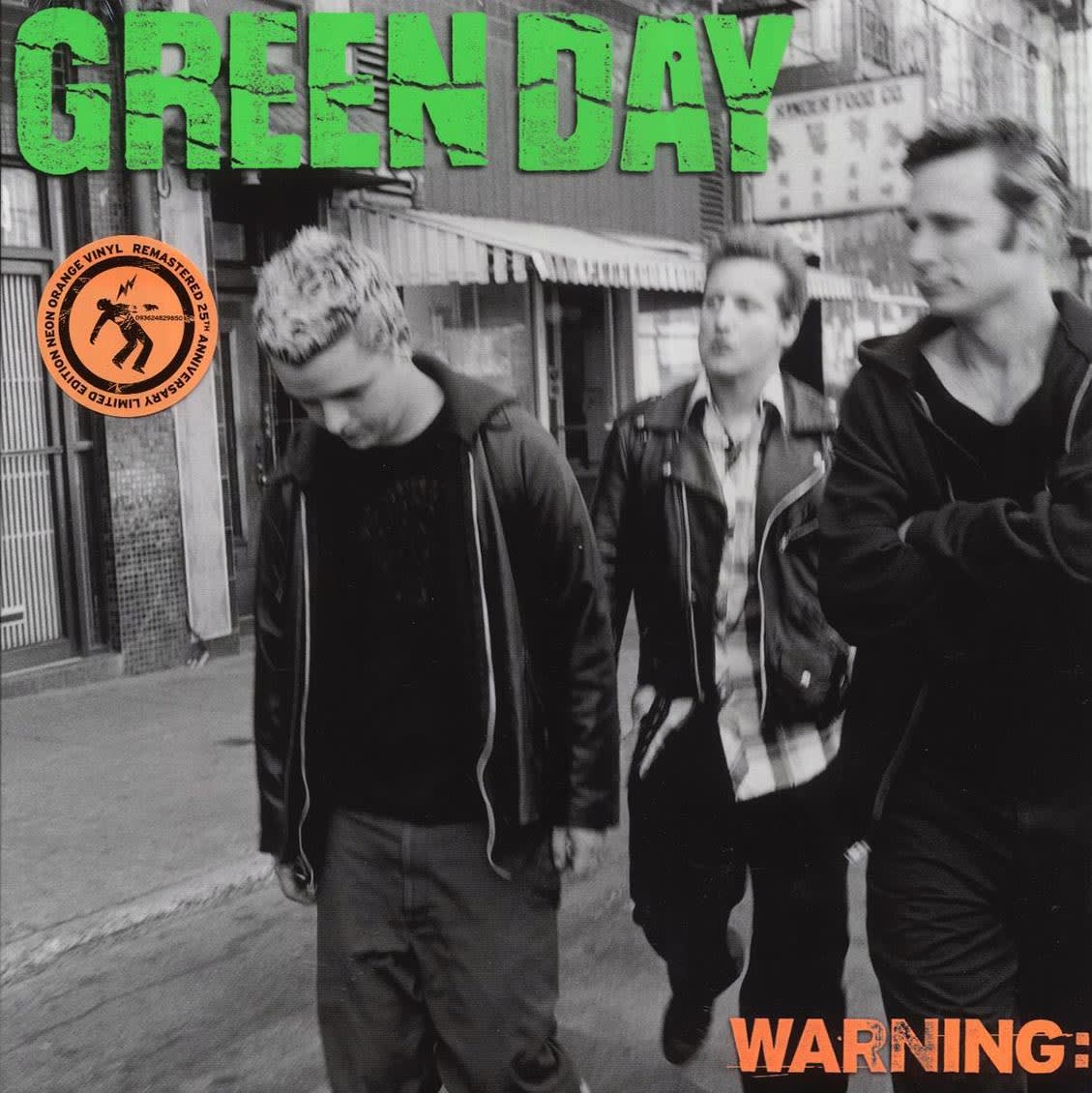 VINILO GREEN DAY/ WARNING: (Neon Orange Vinyl) 1LP1