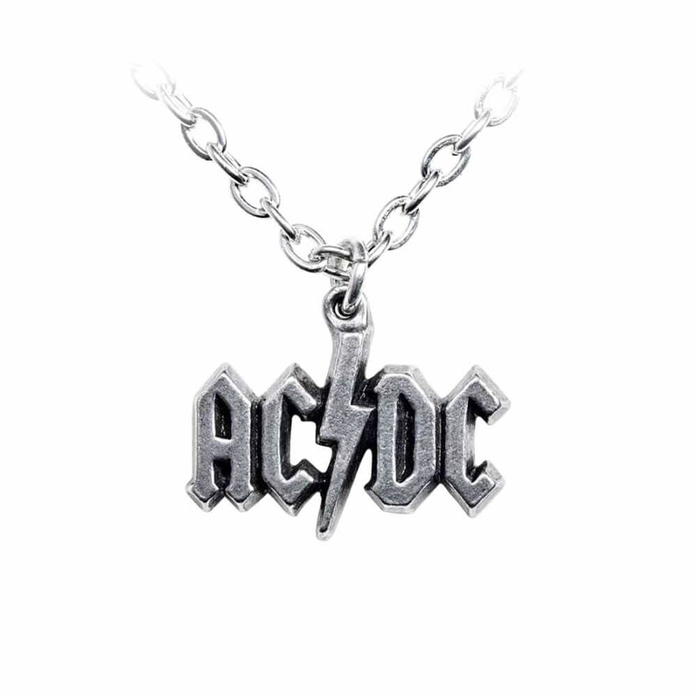 COLLAR DE CADENA AC/DC - AC/DC LIGHTNING LOGO PENDANT1
