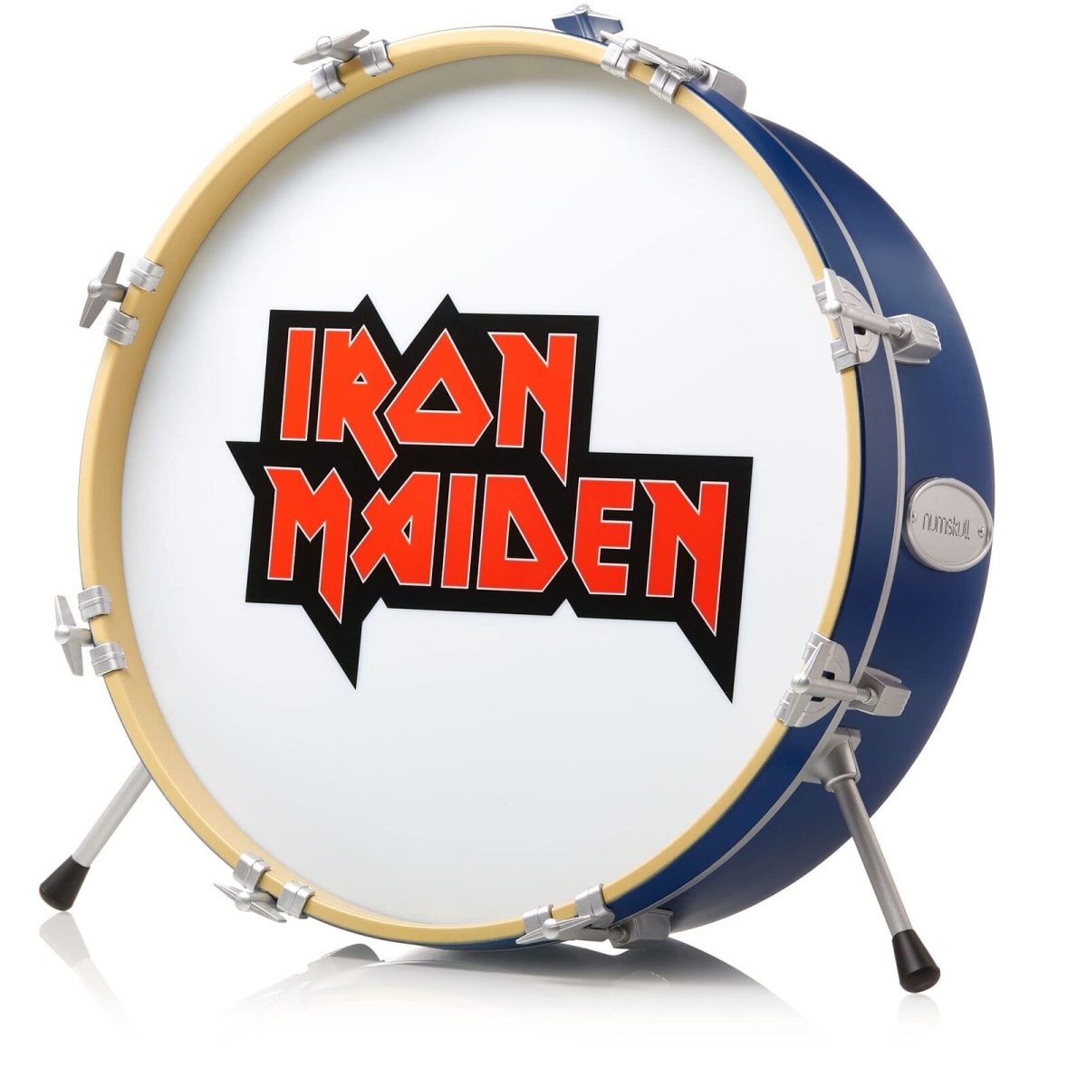 LAMPARA TAMBOR - IRON MAIDEN LOGO 3D DRUM LAMP / WALL LIGHT1