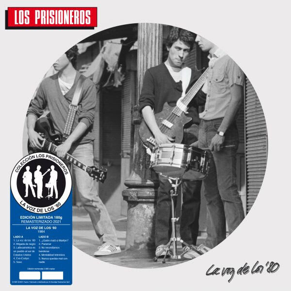 VINILO LOS PRISIONEROS/ LA VOZ DE LOS 80 (PICTURE VINIL) 1LP1