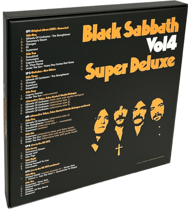VINILO BLACK SABBATH/ BLACK SABBATH VOL.4 5LP3