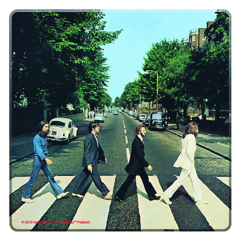 POSAVASOS CERAMICA BEATLES - COASTER SINGLE CERAMIC SQUARE - THE BEATLES (ABBEY ROAD)1