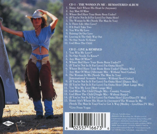 CD SHANIA TWAIN/ THE WOMAN IN ME 2CD2