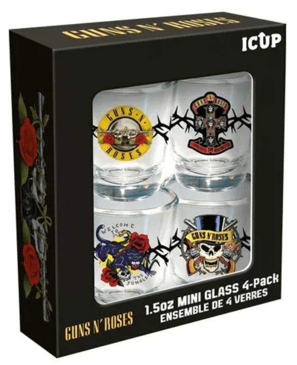 SHOT GUNS N' ROSES - GUNS N' ROSES 4 VASOS2