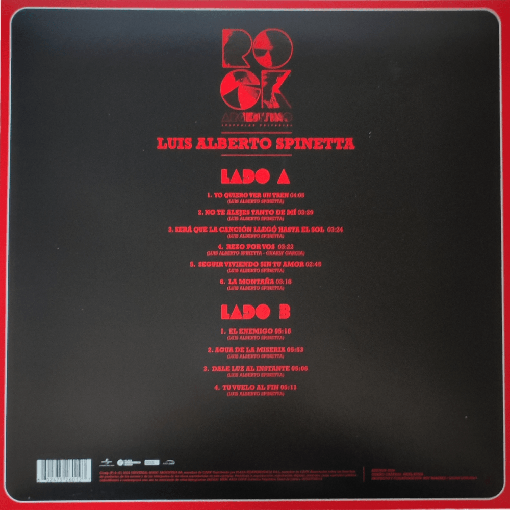 VINILO SPINETTA/ SERIE ORO ROCK NACIONAL (COLORED VINYL) 1LP3