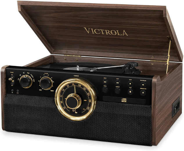 TORNAMESA VICTROLA/ VTA270BESP EMPIRE 6IN1 ENT CNTR BT ESPRSS1