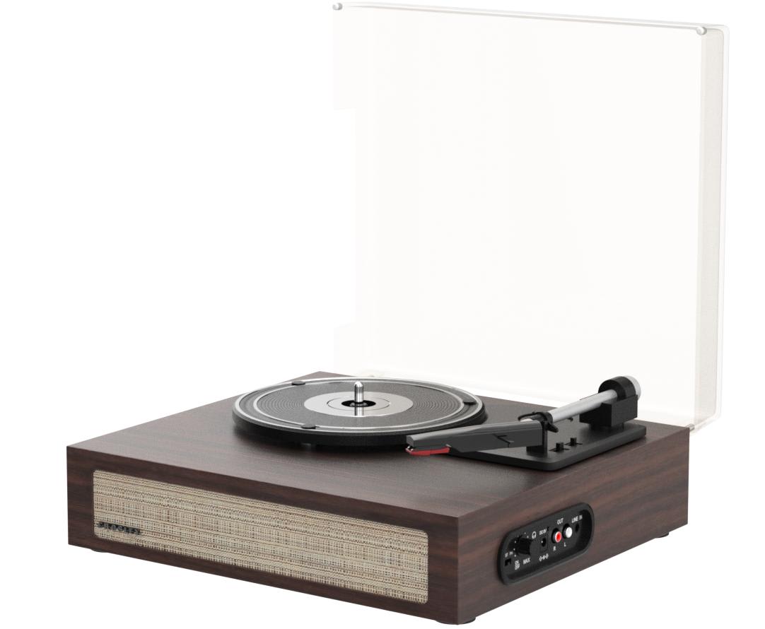 TORNAMESA CROSLEY/ SCOUT RECORD PLAYER  WALNUT2