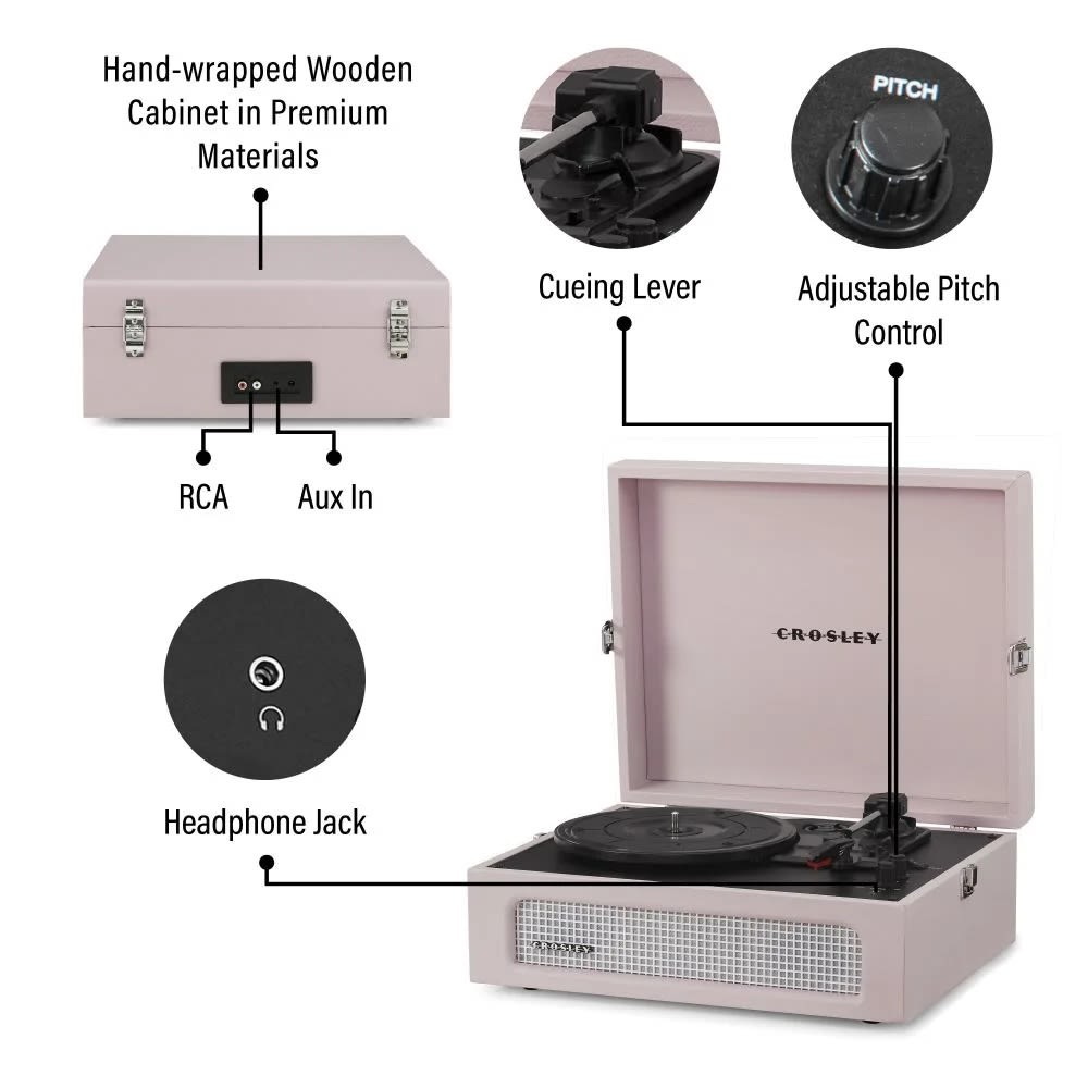 TORNAMESA CROSLEY/ VOYAGER BT AMETHYST7