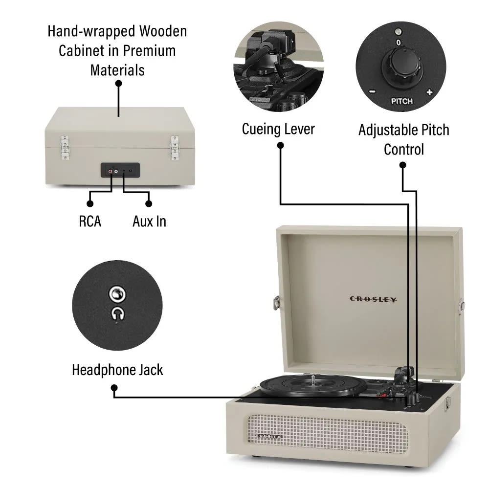 TORNAMESA CROSLEY/ VOYAGER BT DUNE WHITE9