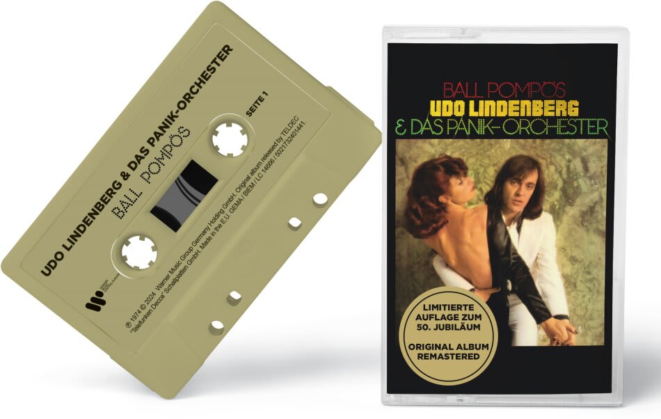 CASSETTE UDO LINDENBERG/ BALL POMPOS 50TH ANNIVERSARY 1MC1