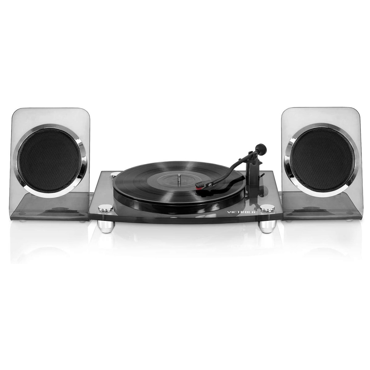 TORNAMESA VICTROLA/ VM100CBLK ACRYLIC TRNTBL BT 40W SPKRS1