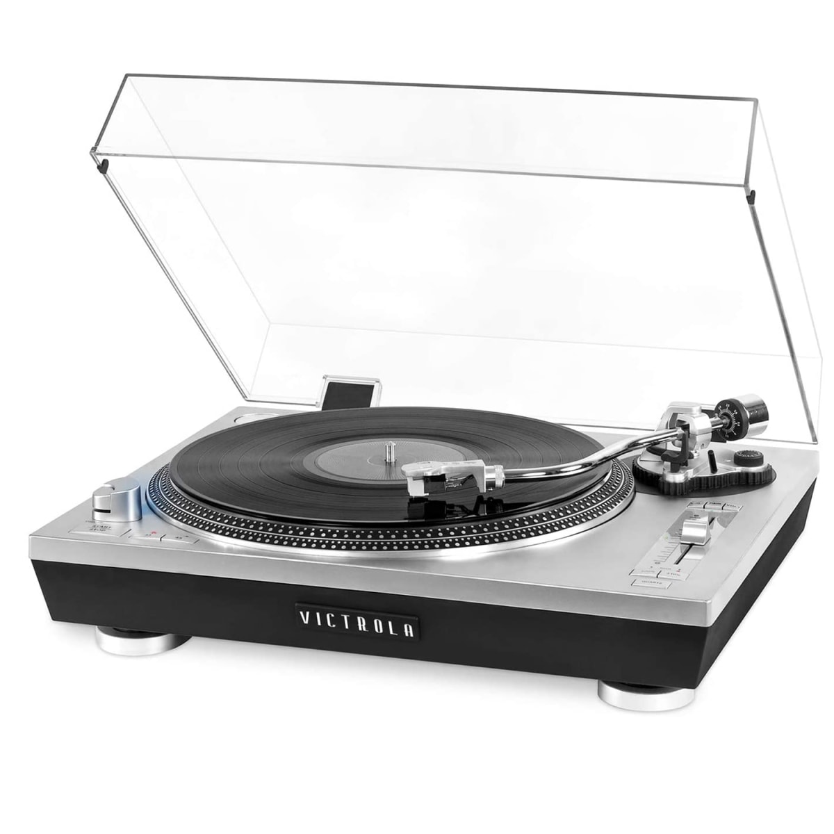 TORNAMESA VICTROLA/ VPRO2000SLV PRO BT USB TURNTABLE SILVER1