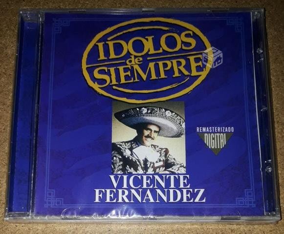 CD VICENTE FERNANDEZ/ IDOLOS DE SIEMPRE 1CD1