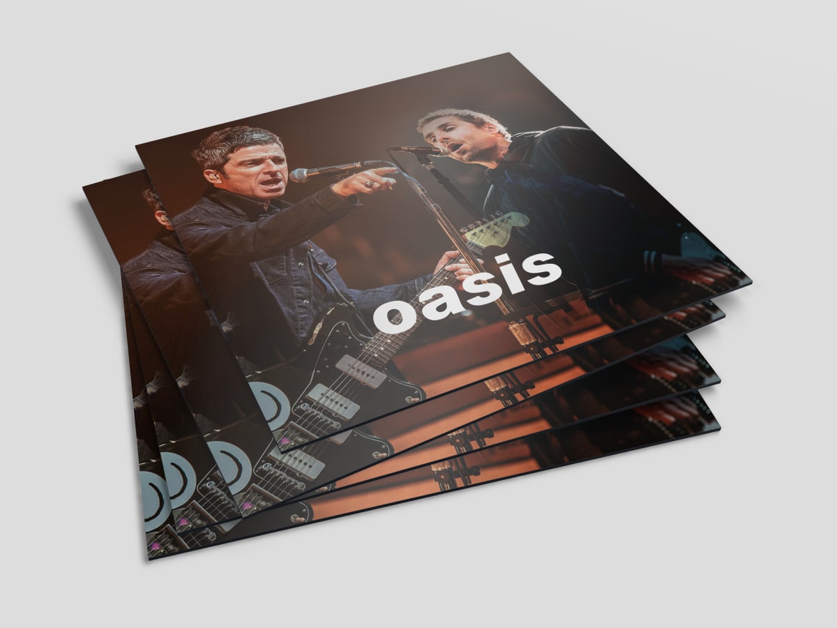 VINILO OASIS/  COLECCION LIVE (EDICION COLOR) 1LP1