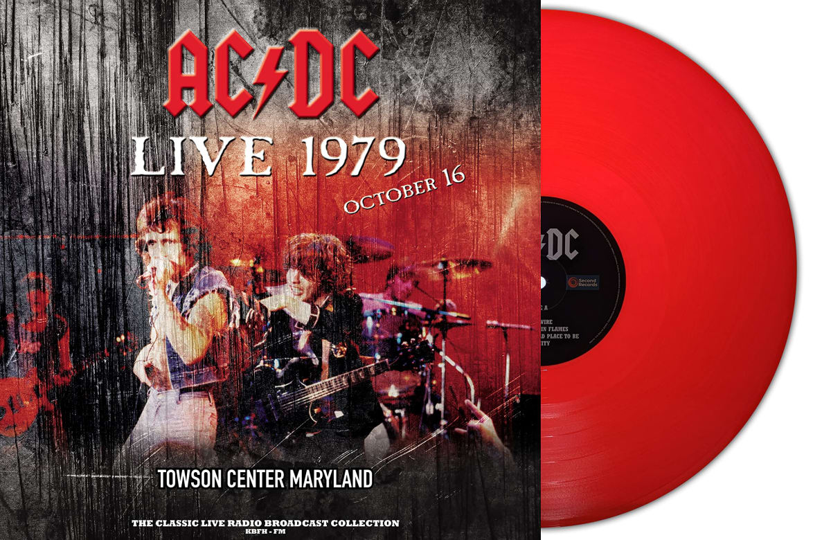 VINILO AC/DC/ LIVE 1979 AT TOWSON CENTER (RED VINYL) 2LP1